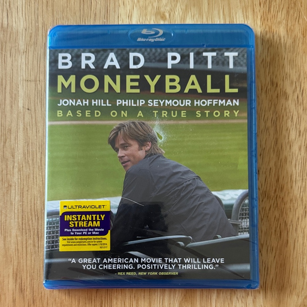 Moneyball Blu-ray UNOPENED